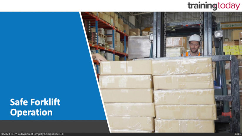 Forklift Safety Training ENGLISH